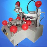 珠三角气球丝印机厂家 广告乳胶气球印刷机8工位转盘丝印机 双色