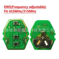 适用于宝马汽车钥匙EWS 3键按钮电子PCB板315频率/433频率 可调频