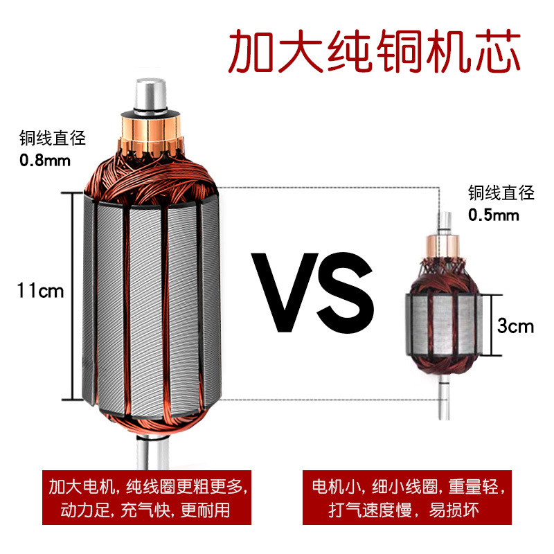 雷傲车载充气泵双缸汽车轮胎打气大功率高压24v货车金属12v便携式